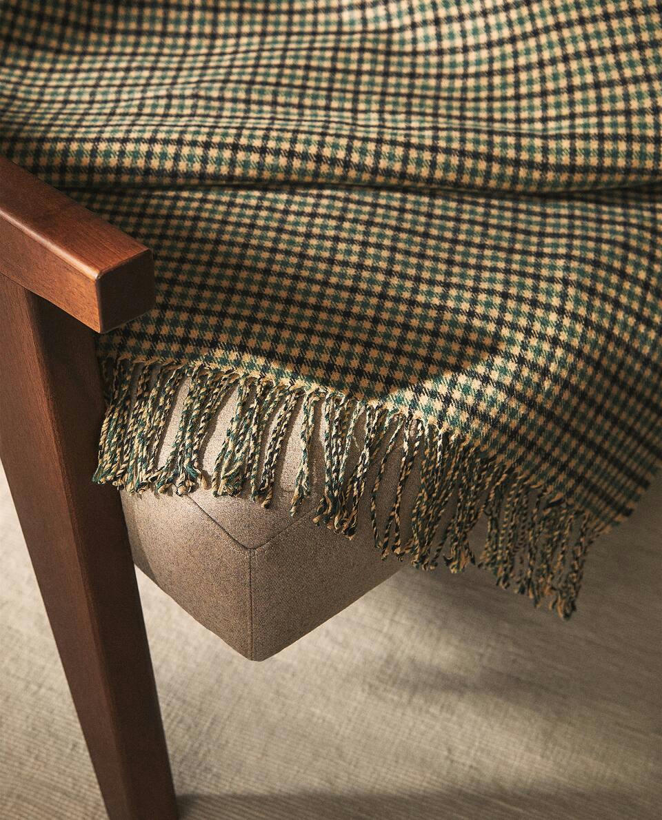 CHECKED BLANKET