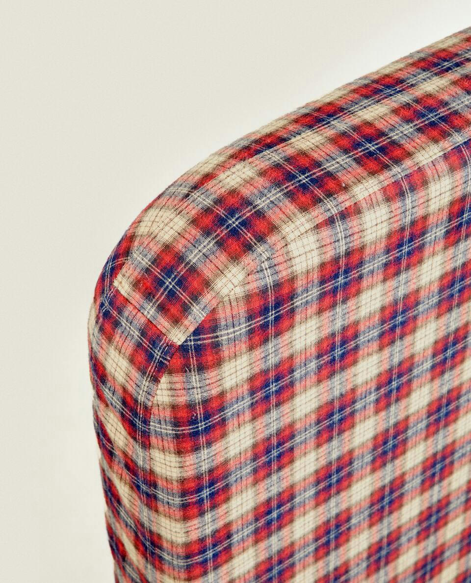 TARTAN HEADBOARD COVER