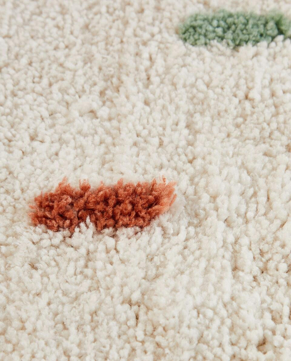 COLOURED POLKA DOT RUG