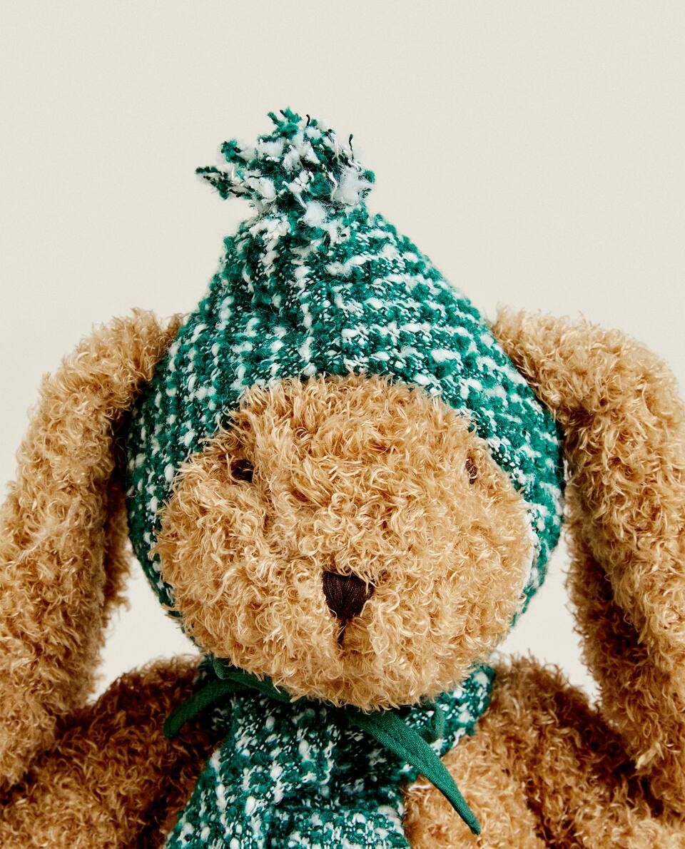 CHILDREN’S LARGE CHRISTMAS BUNNY SOFT TOY