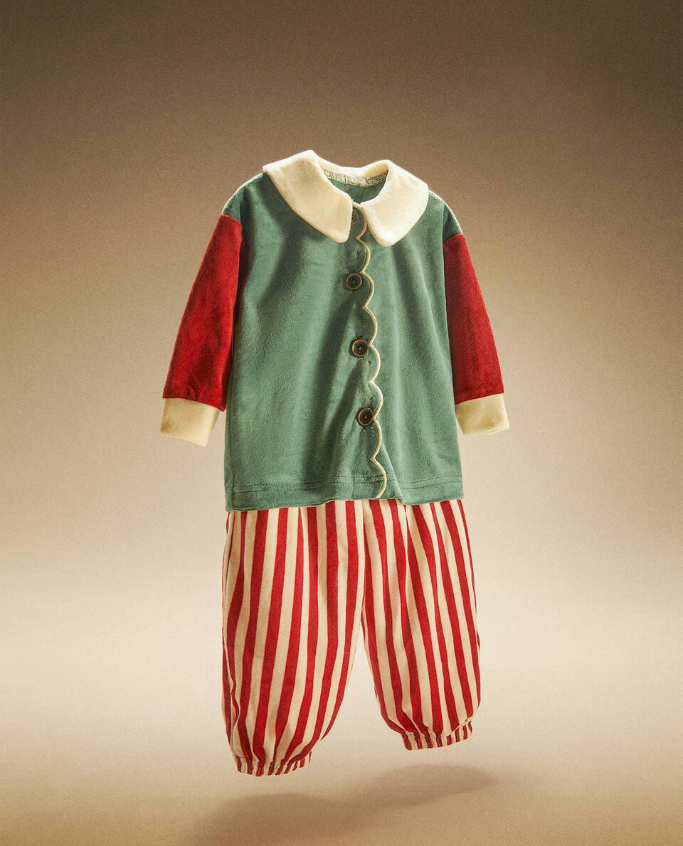 CHILDREN’S CHRISTMAS ELF PYJAMAS