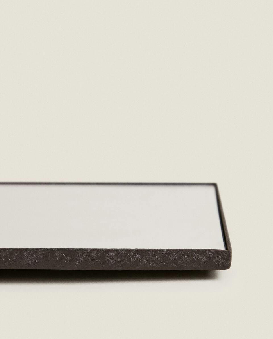 MIRROR WITH METAL FRAME