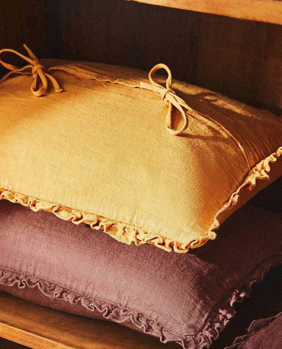 LINEN CUSHION COVER