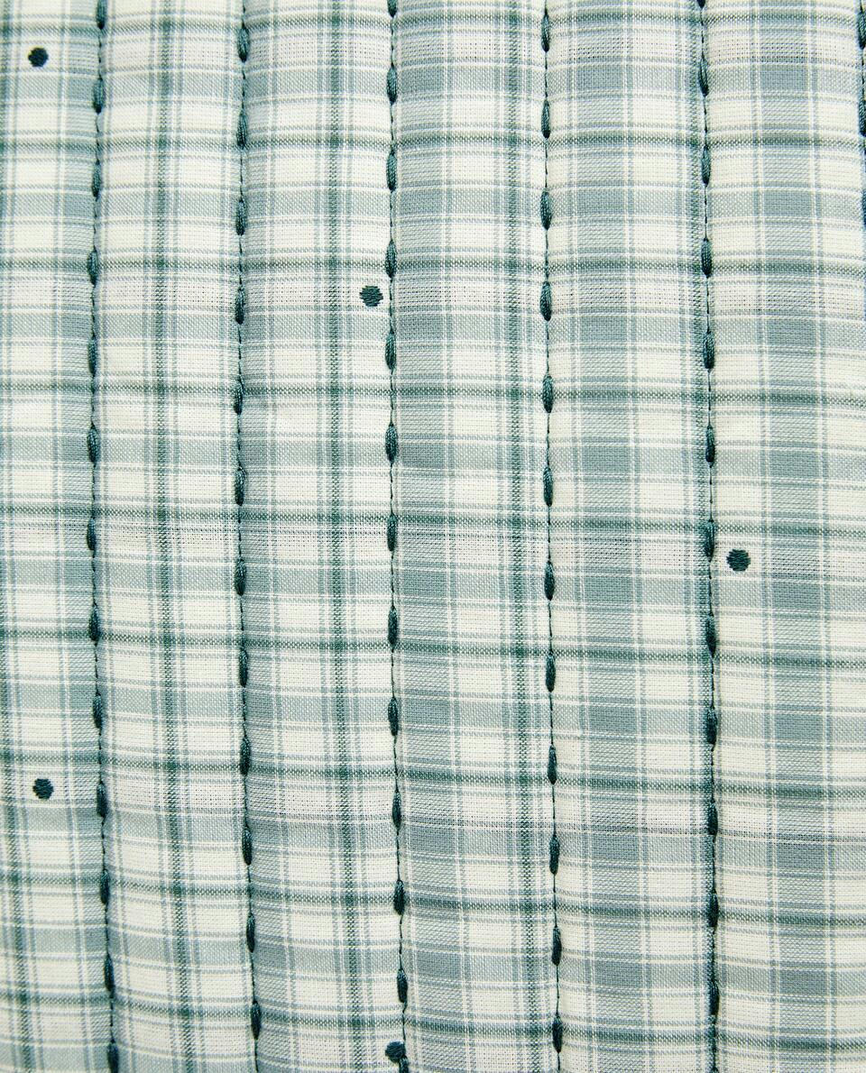 CHILDREN’S CHECKED CHRISTMAS CUSHION COVER