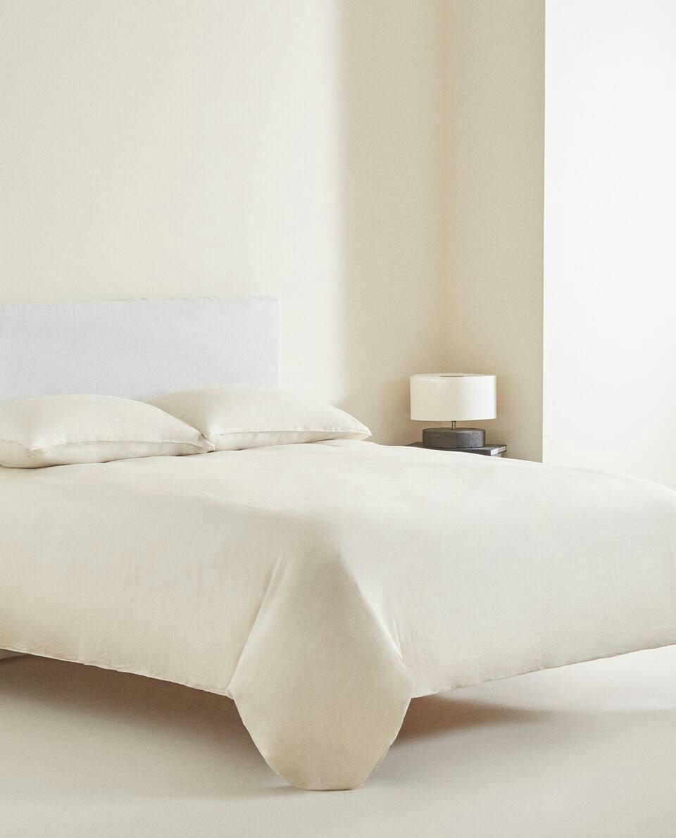 (140 GxM2) WASHED LINEN DUVET COVER
