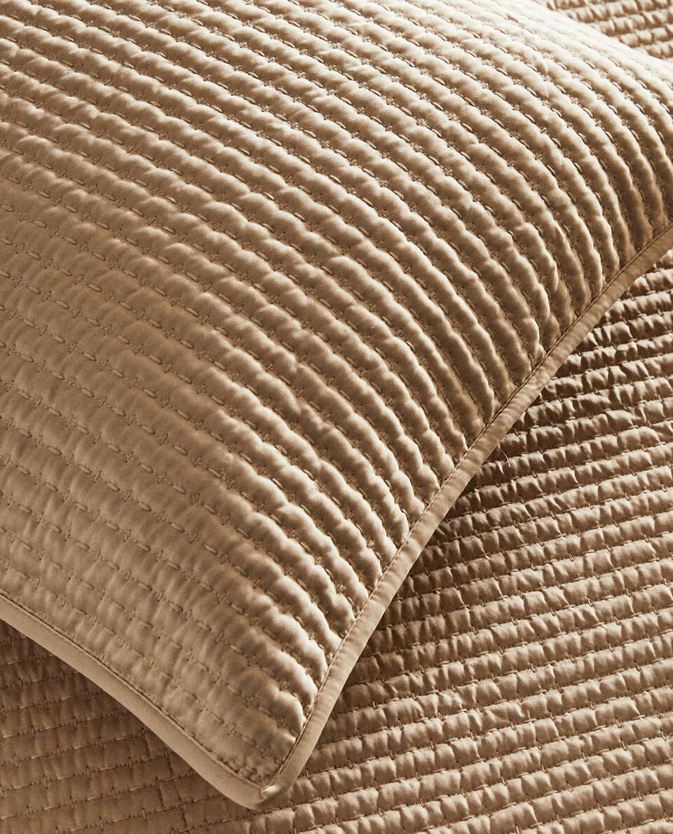 CUSHION COVER WITH TOPSTITCHING