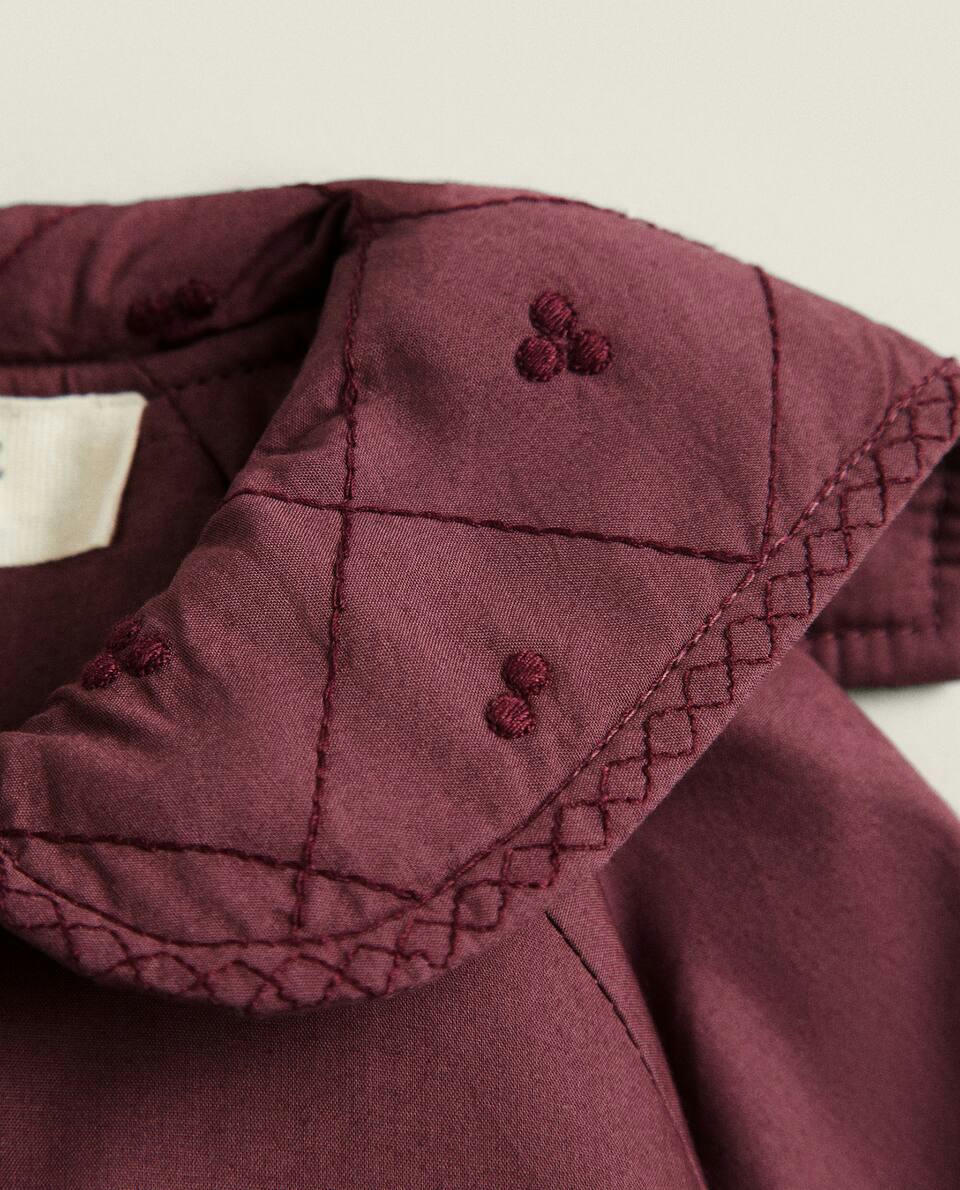 QUILTED POPLIN BABY JACKET