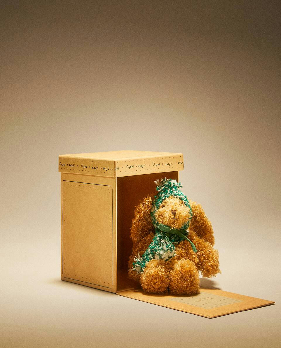 CHILDREN’S SMALL CHRISTMAS BUNNY SOFT TOY