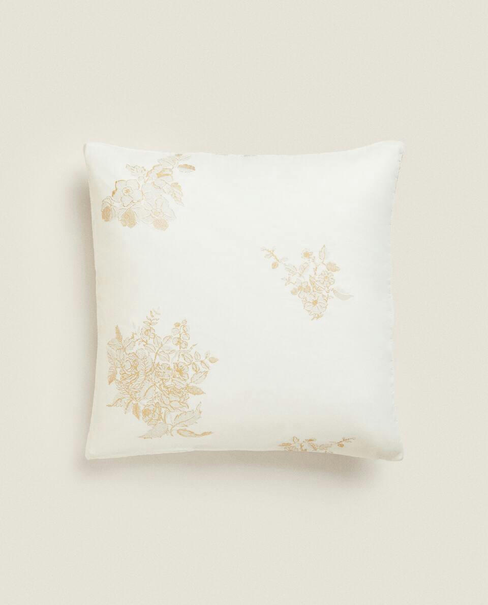 CHRISTMAS BOUQUET COTTON CUSHION COVER