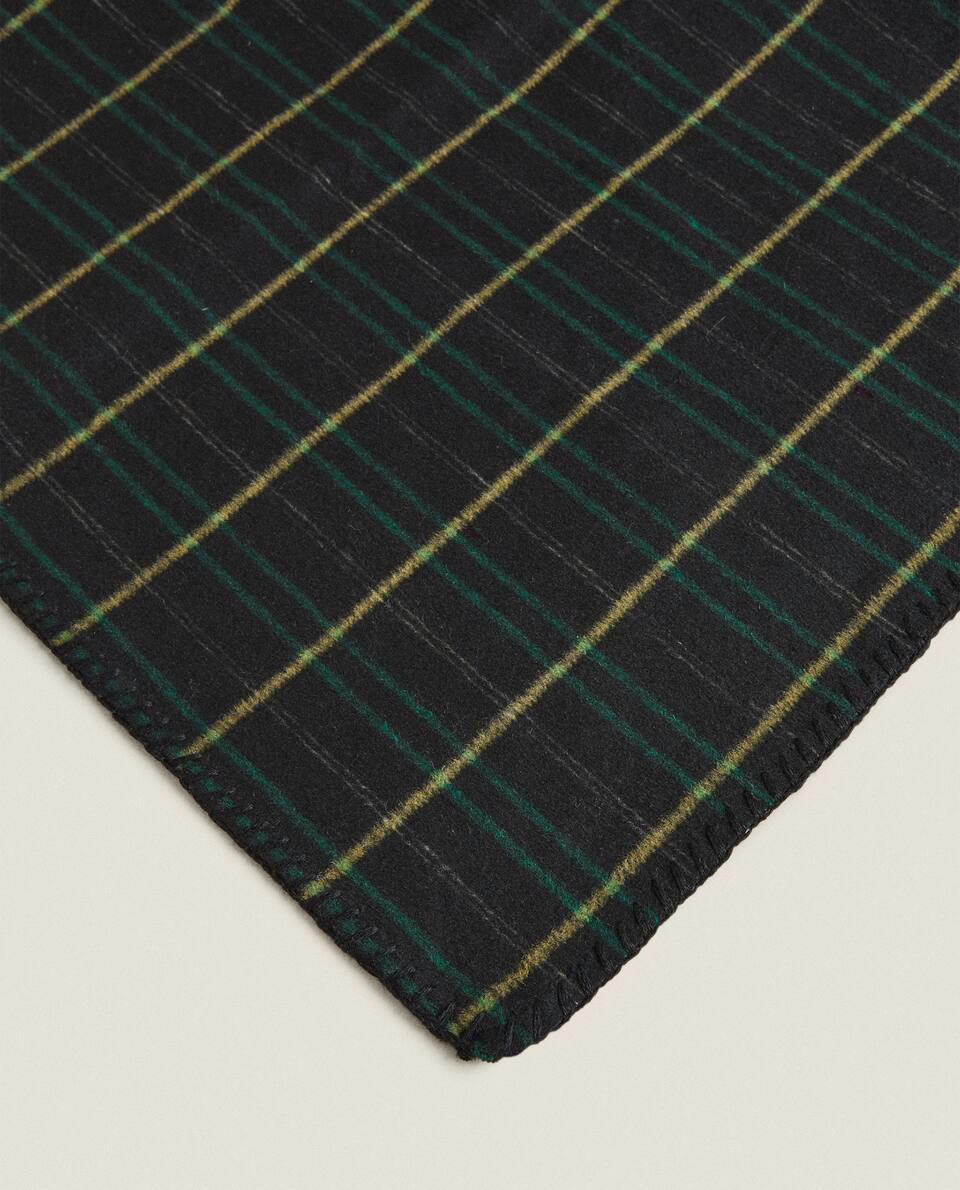 TARTAN WOOL BLANKET