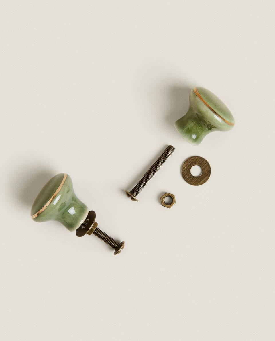 CERAMIC DOOR KNOB (PACK OF 2)