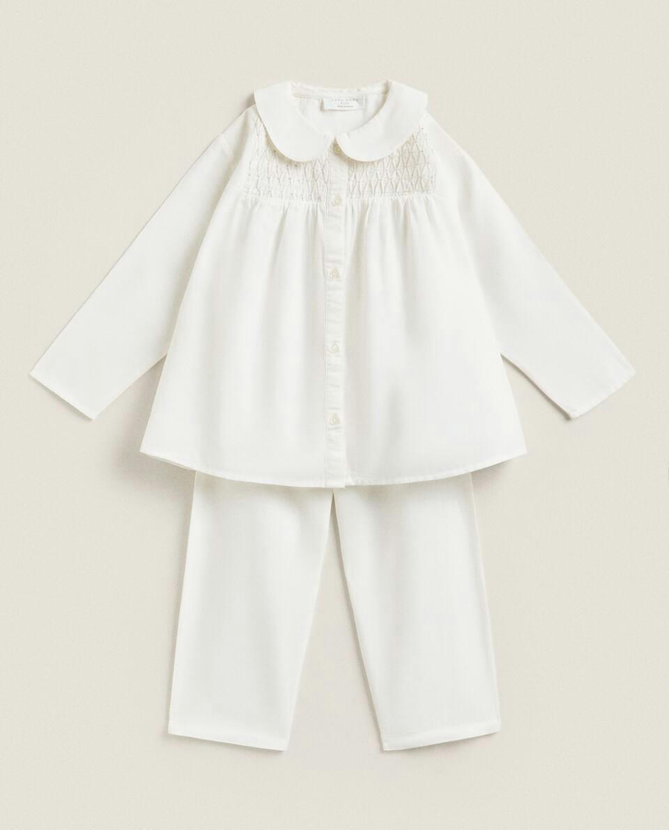 KID’S SET OF PYJAMAS WITH EMBROIDERY