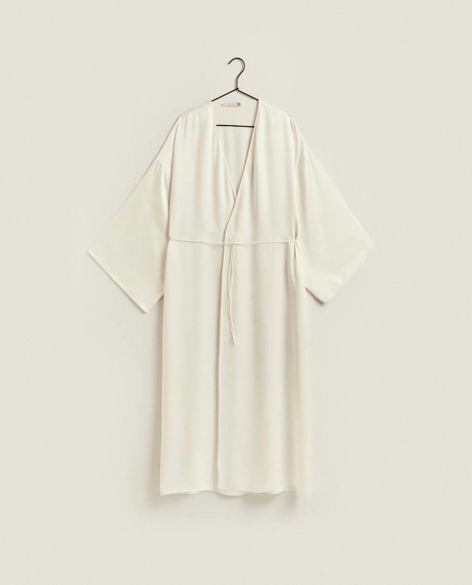 100% SILK DRESSING GOWN