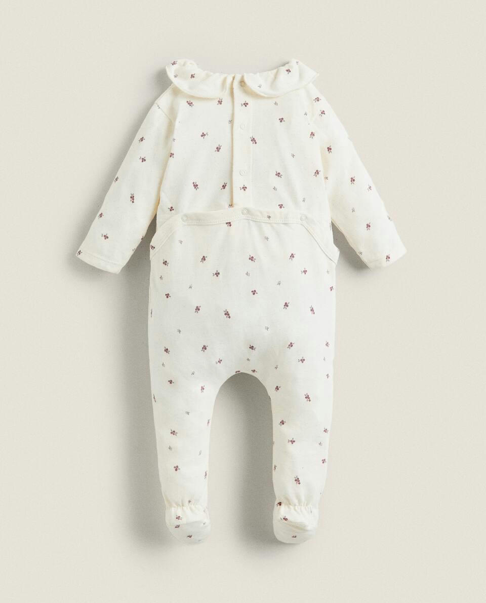 FLORAL PRINT BABY ROMPER