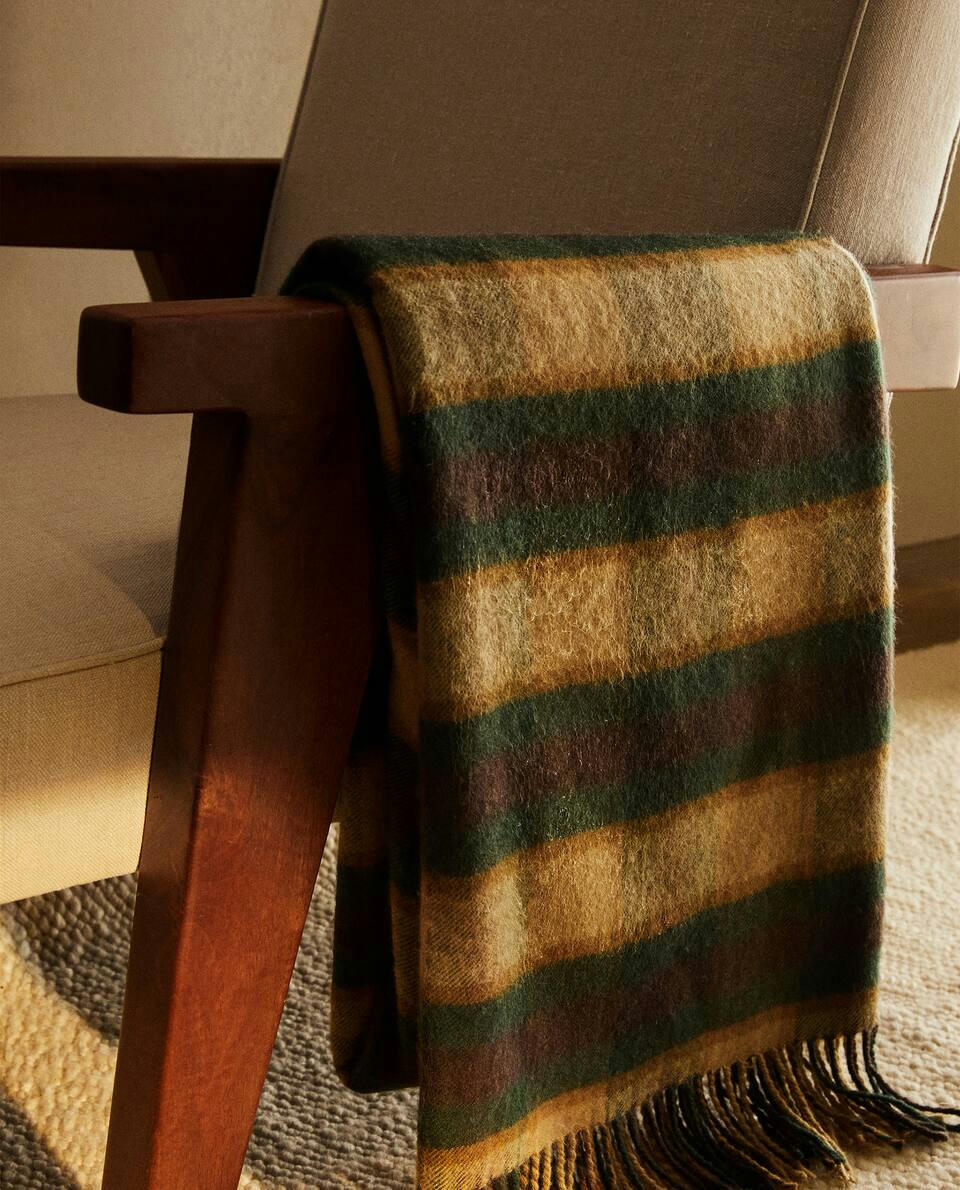 TARTAN WOOL BLANKET