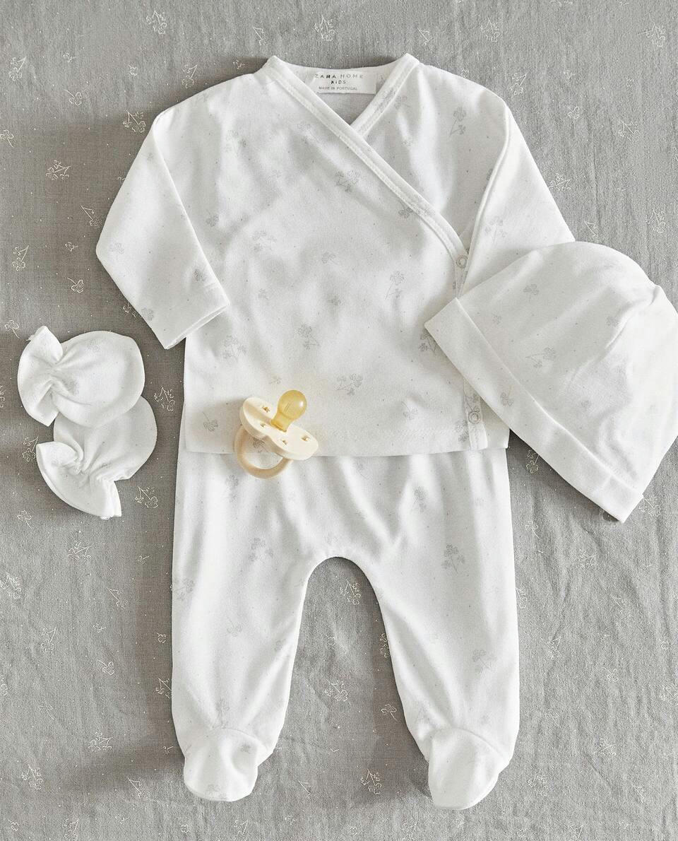 MINI FLORAL PRINT NEWBORN SET