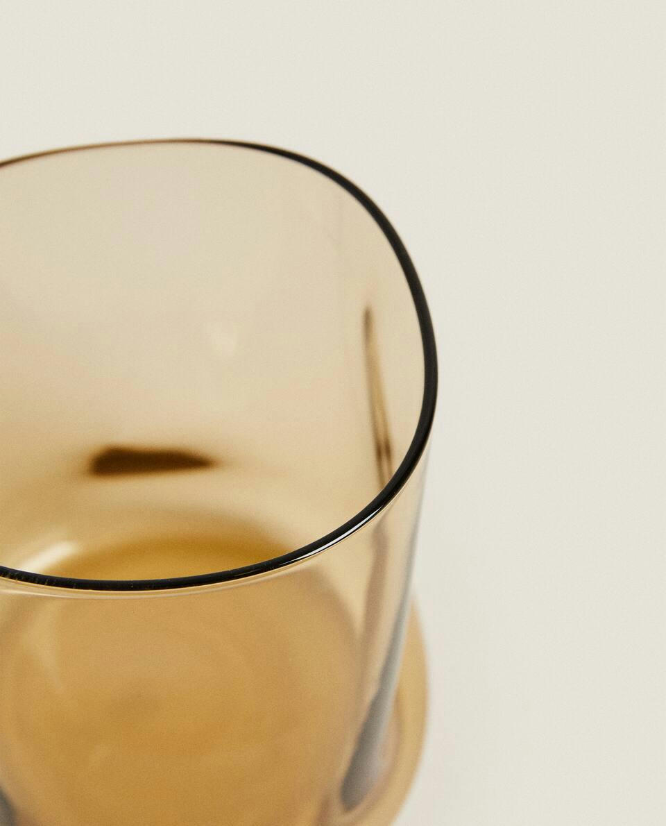 IRREGULAR GLASS TUMBLER