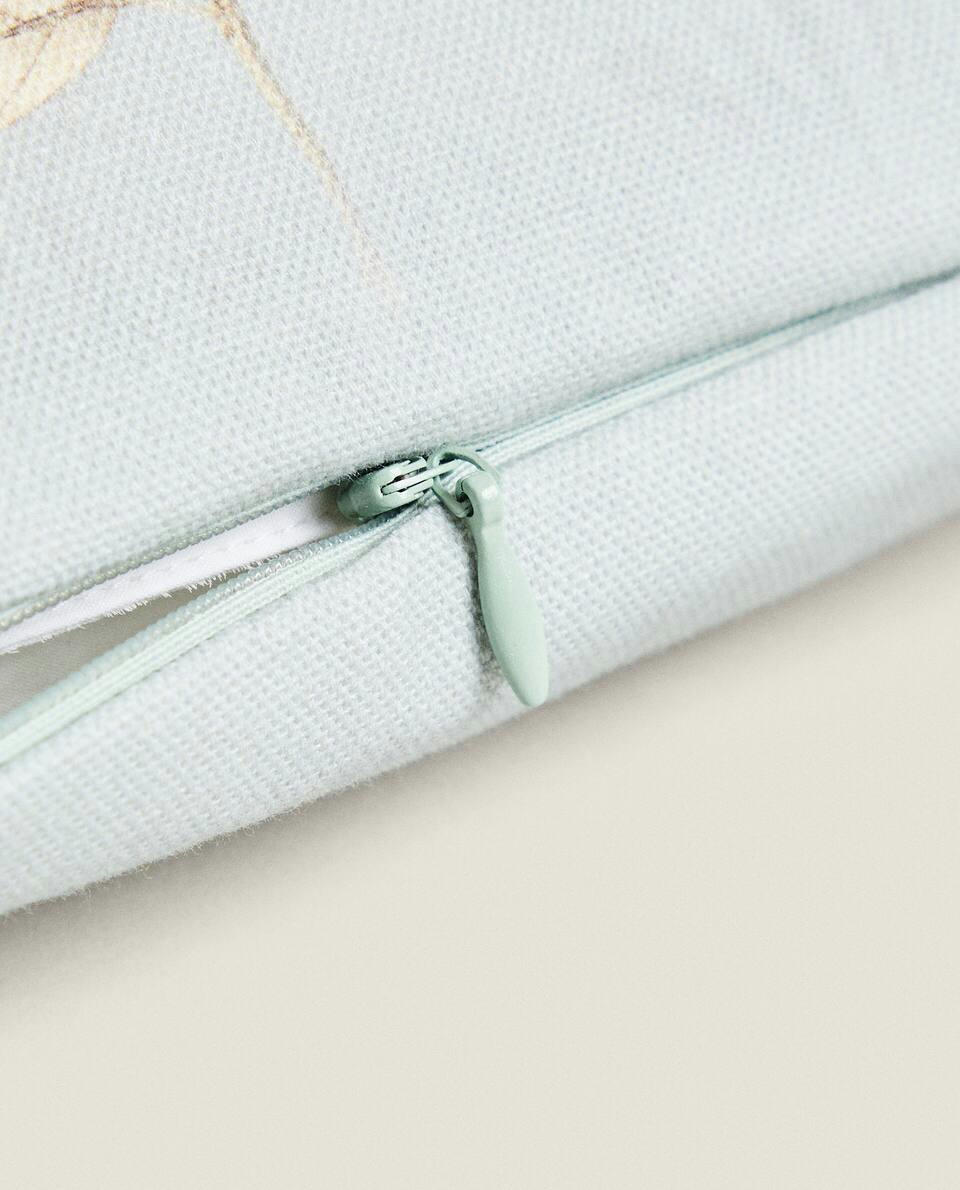 FLORAL PRINT CUSHION COVER