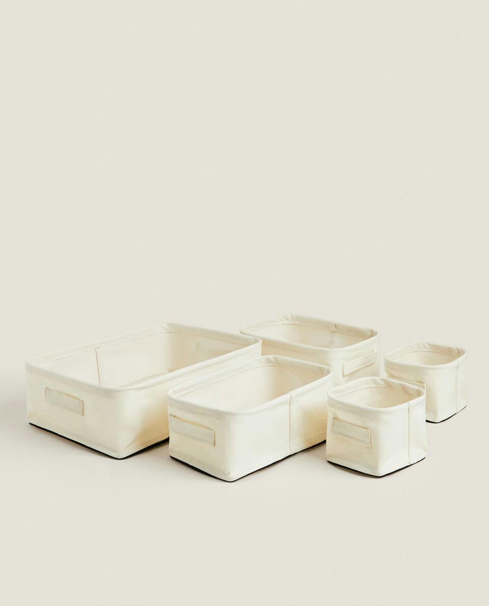 COTTON ORGANISER BOX