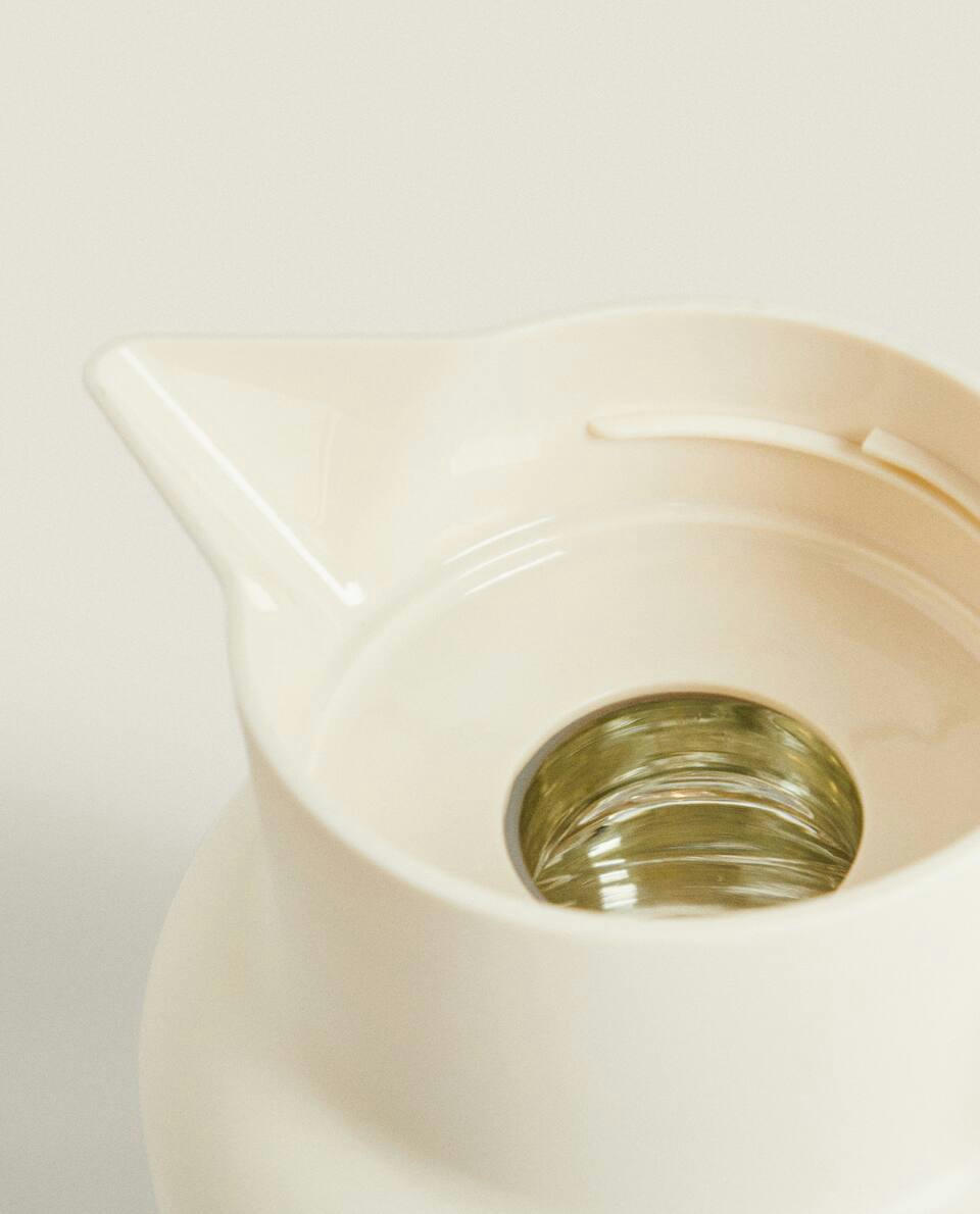 THERMOS WITH ACACIA HANDLE