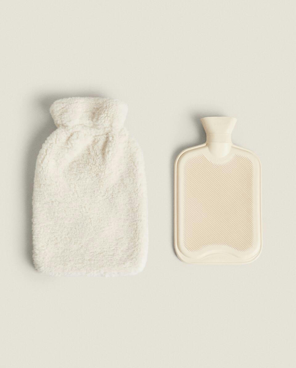 FAUX SHEARLING HOT WATER BOTTLE