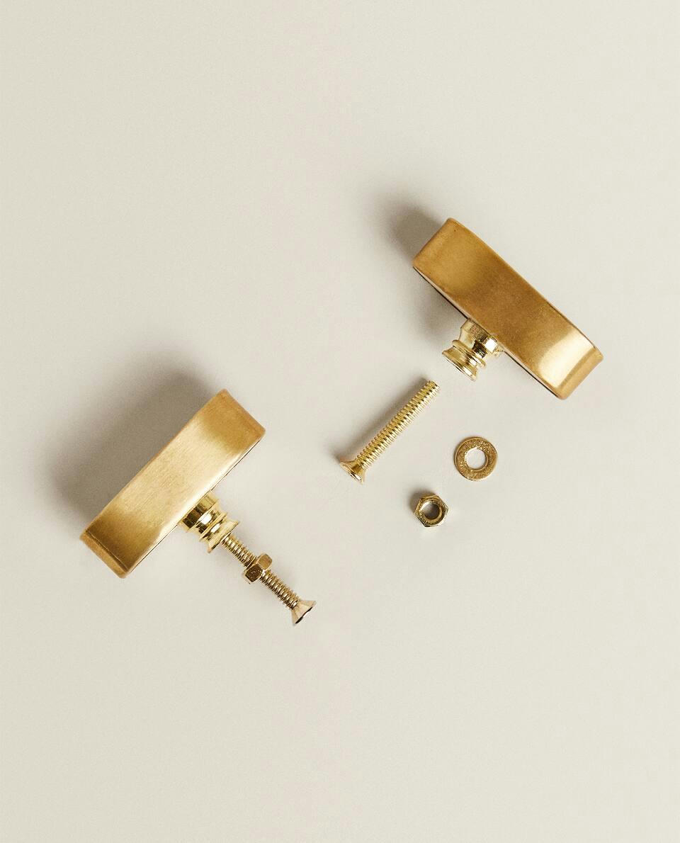 CONTRAST MARBLE DOOR KNOB (PACK OF 2)