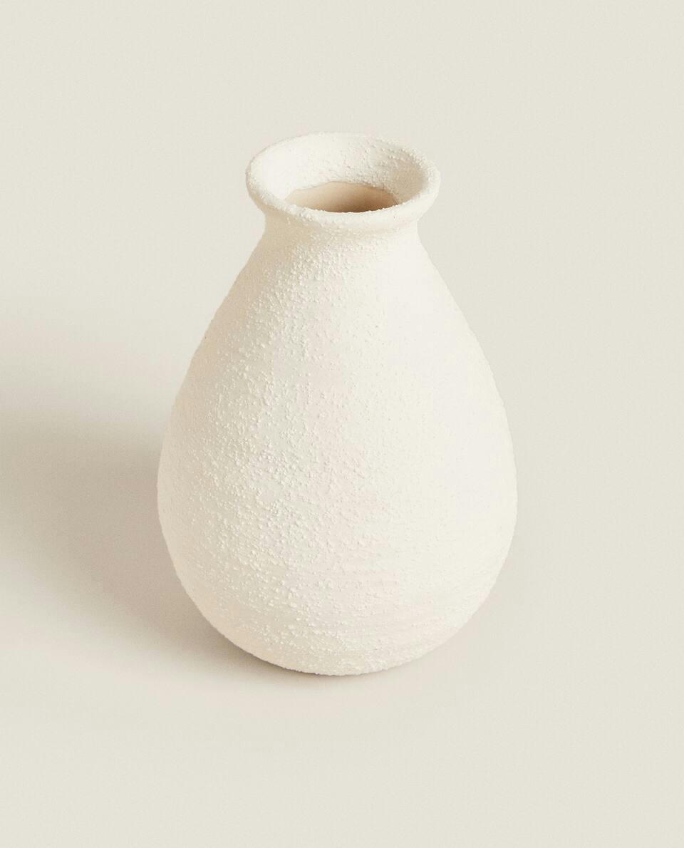 ROUGH EARTHENWARE VASE