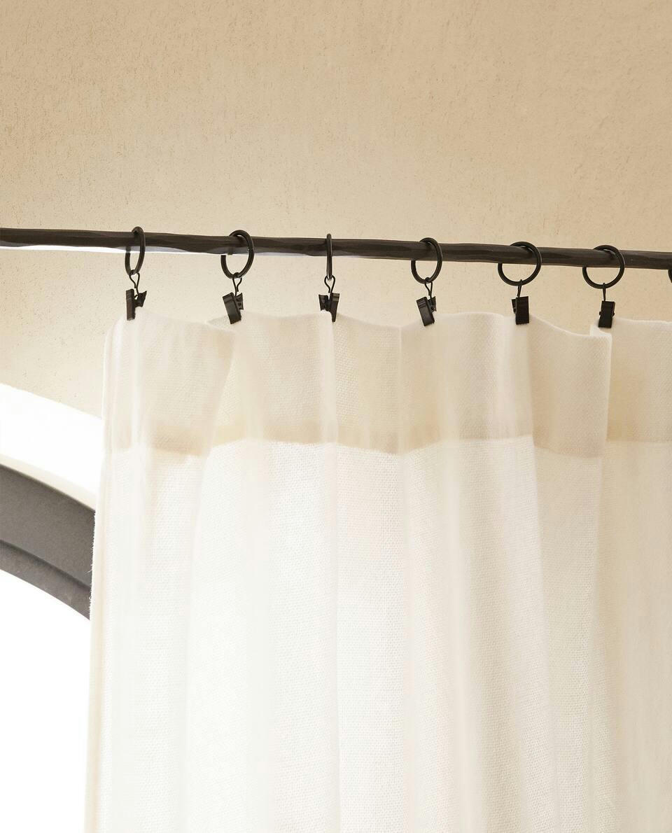 RINGS WITH CURTAIN CLIPS (PACK OF 20)