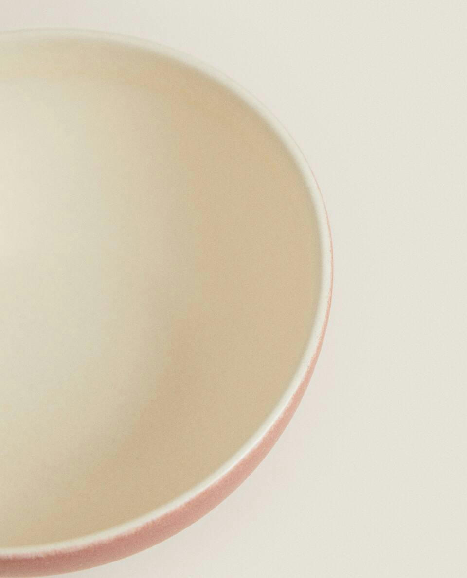 COLOURED STONEWARE BOWL