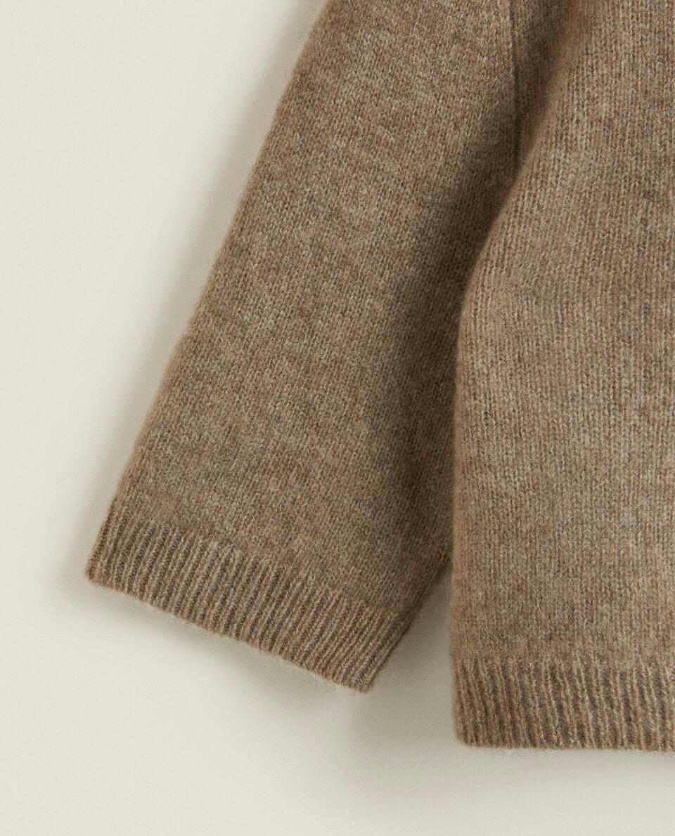 CROPPED CASHMERE SWEATER