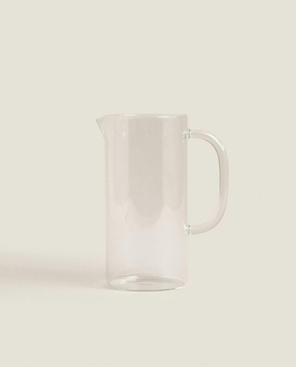 CYLINDRICAL BOROSILICATE GLASS JUG