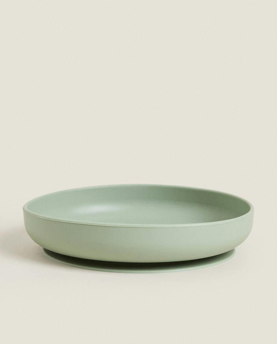 SILICONE PLATE WITH ROCKETS