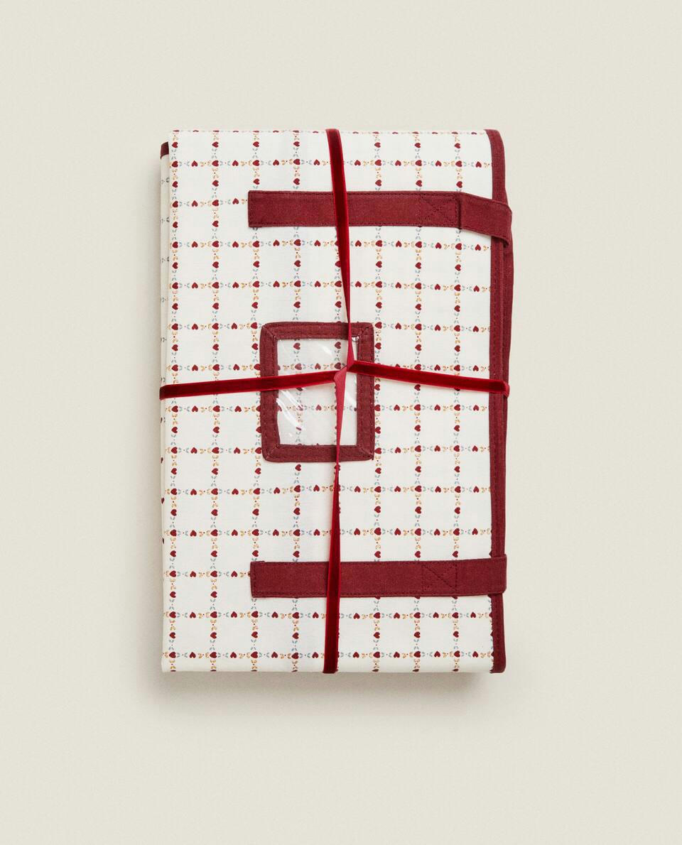 CHRISTMAS CHILDREN’S STORAGE BAG WITH HEARTS