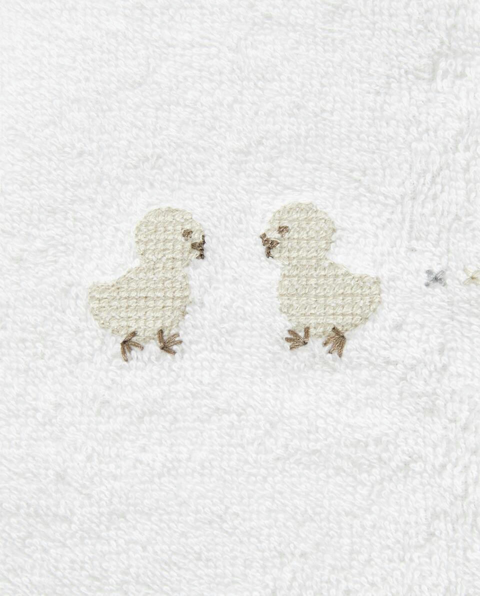 DUCK CROSS-STITCH BIB