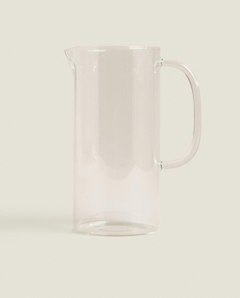 CYLINDRICAL BOROSILICATE GLASS JUG