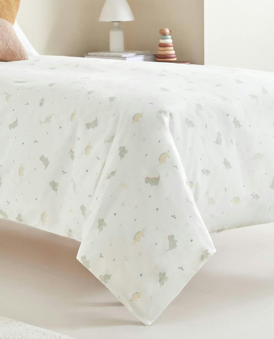 DINOSAUR PRINT FITTED SHEET