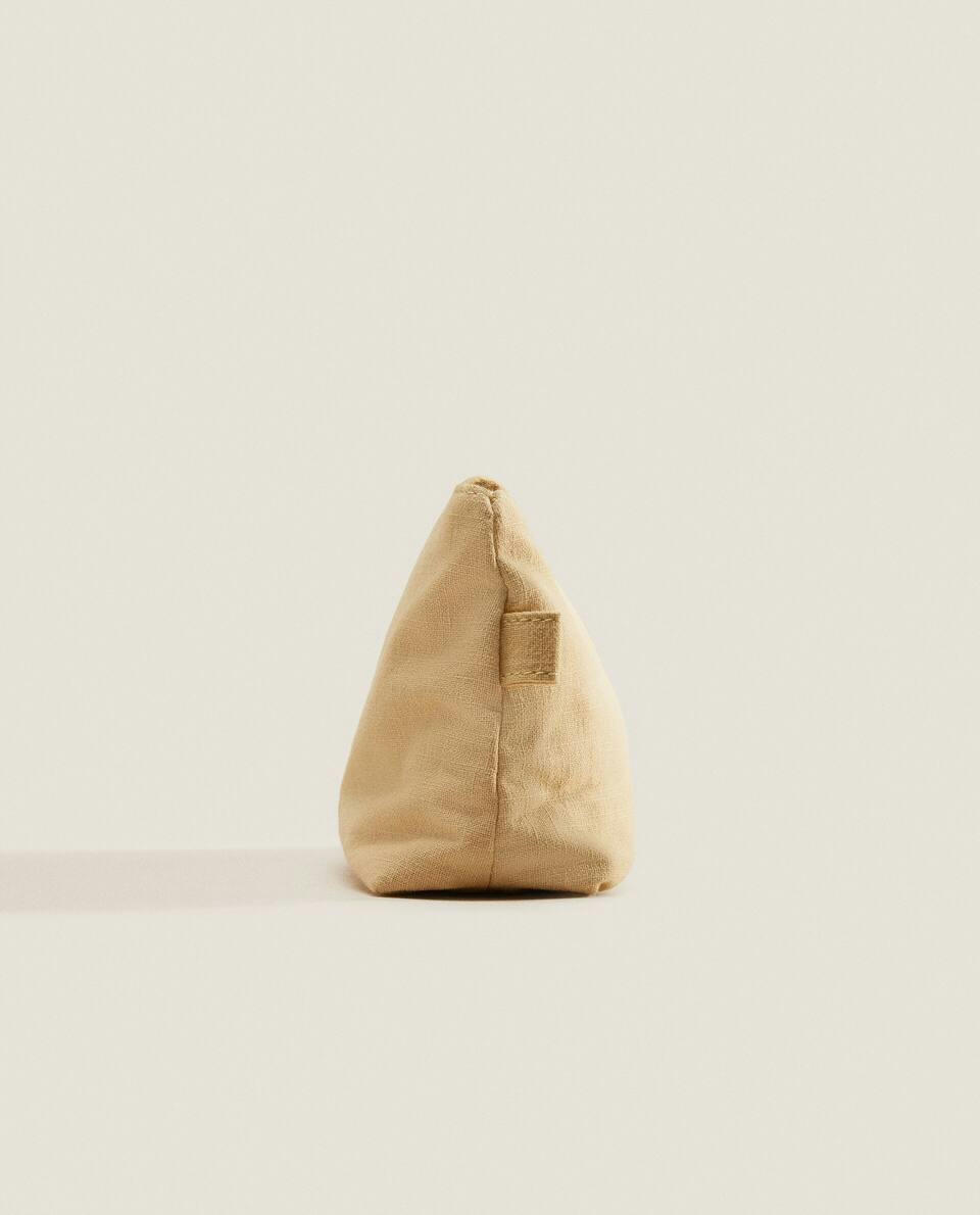 LARGE COTTON TOILETRY BAG