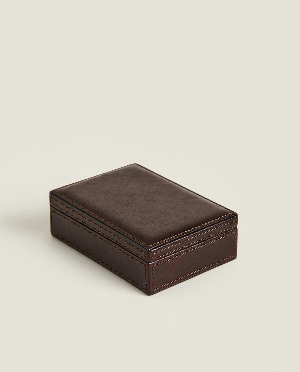 LEATHER RING BOX