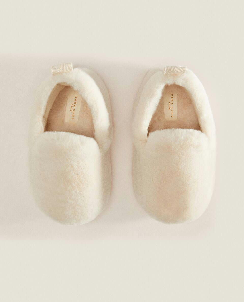 FAUX FUR SLIPPERS