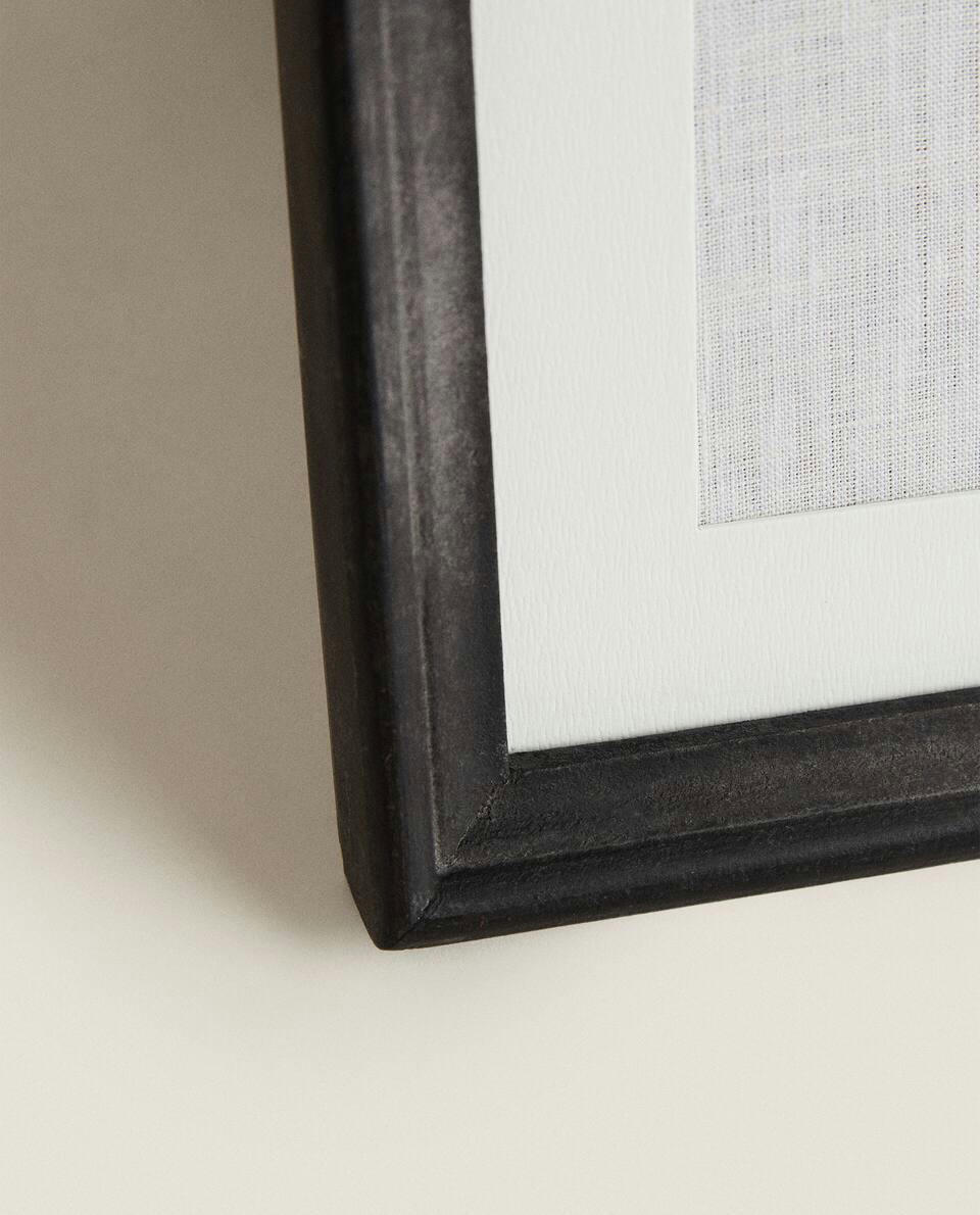 GREY WOODEN FRAME