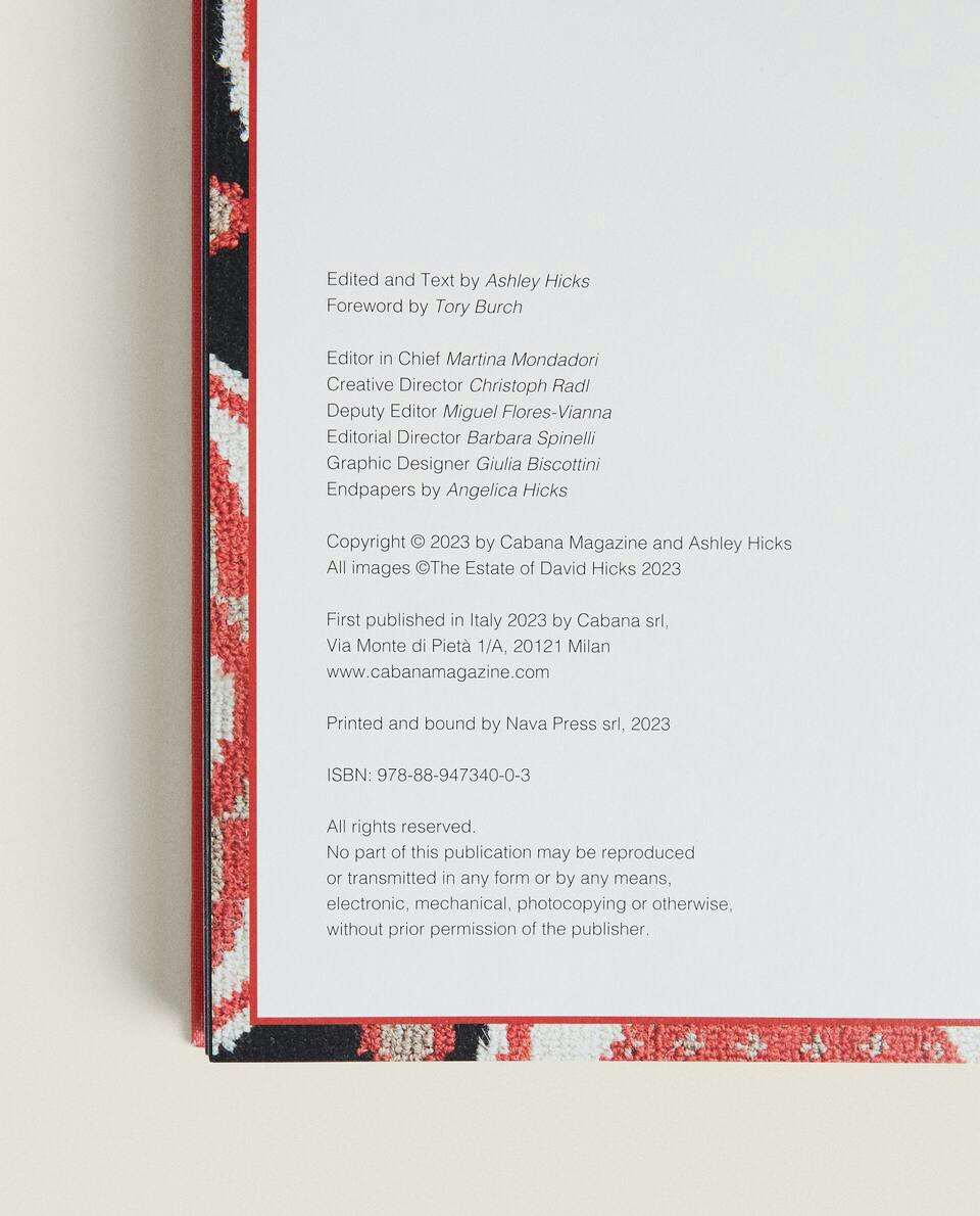 DAVID HICKS X CABANA BOOK