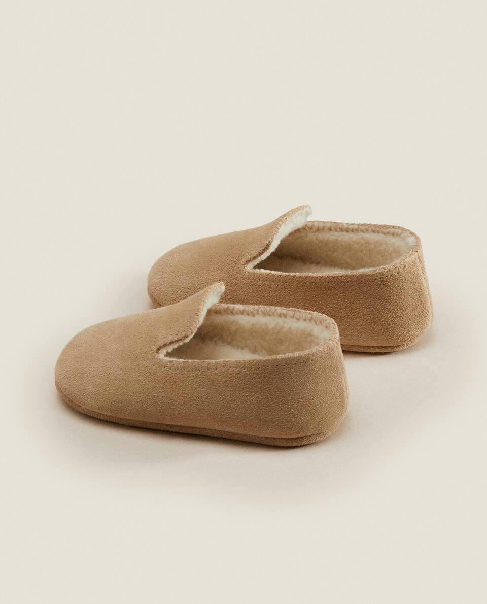 WARM LEATHER LOAFER BOOTIES