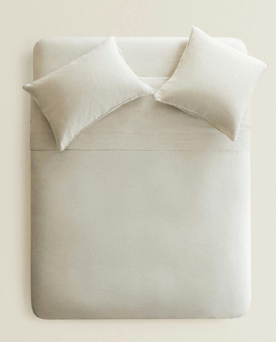 (140 GxM2) WASHED LINEN DUVET COVER