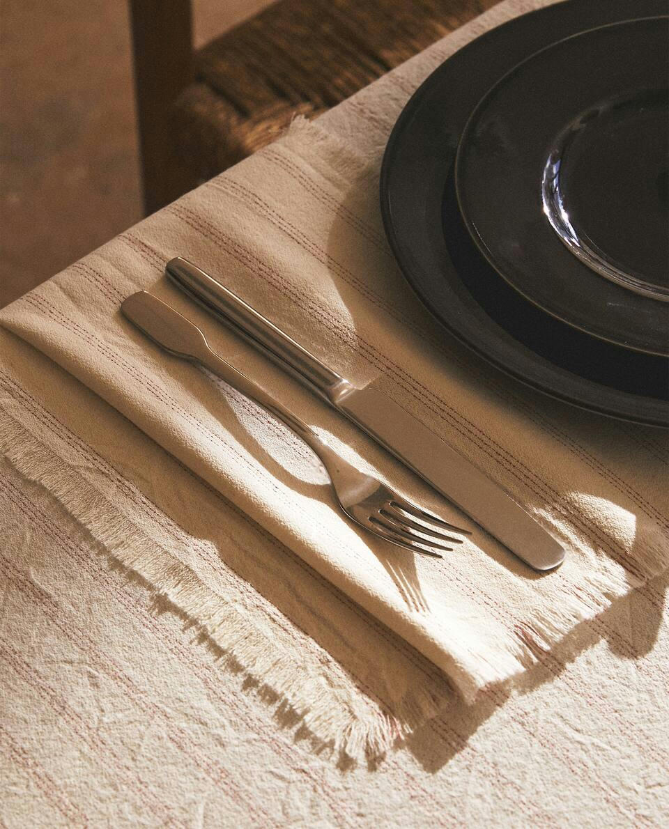 STRIPED COTTON NAPKIN (SET OF 2)