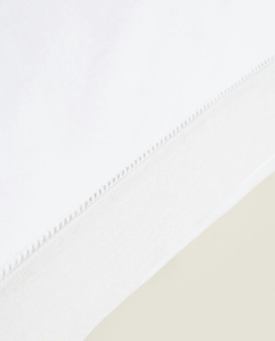 XXL LINEN-EDGED CUSHION COVER