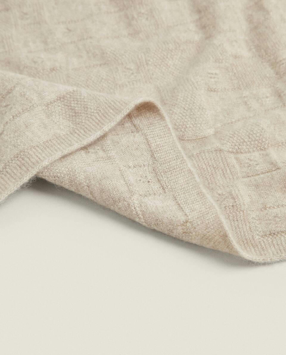 CASHMERE KNIT BLANKET
