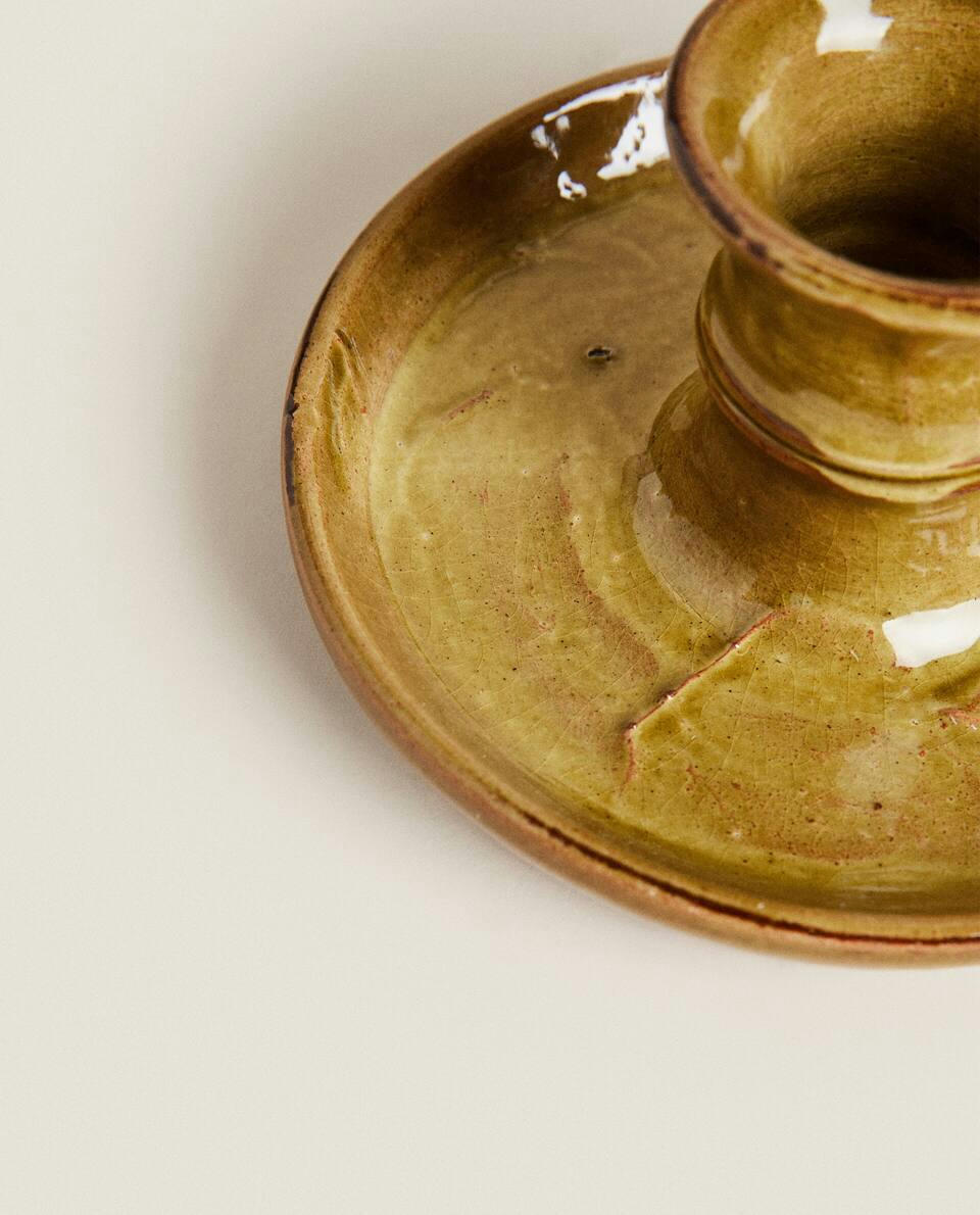 CERAMIC CANDLEHOLDER