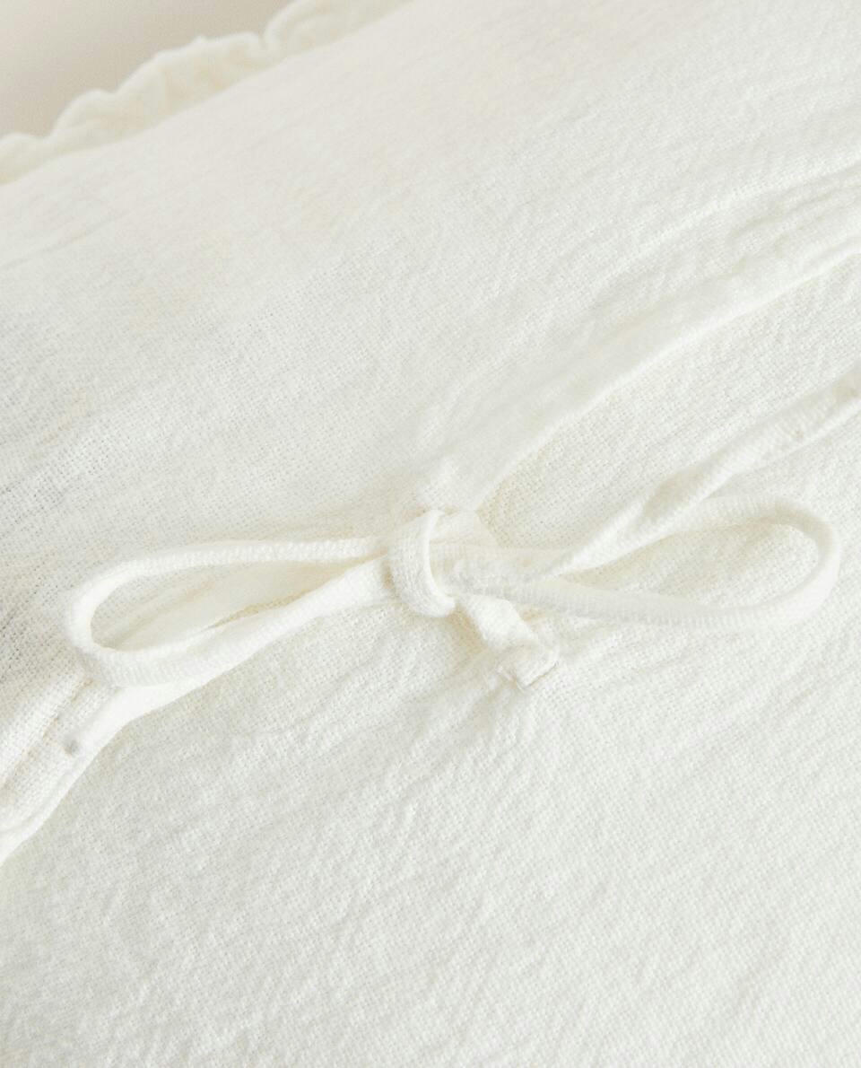 WASHED LINEN CUSHION COVER