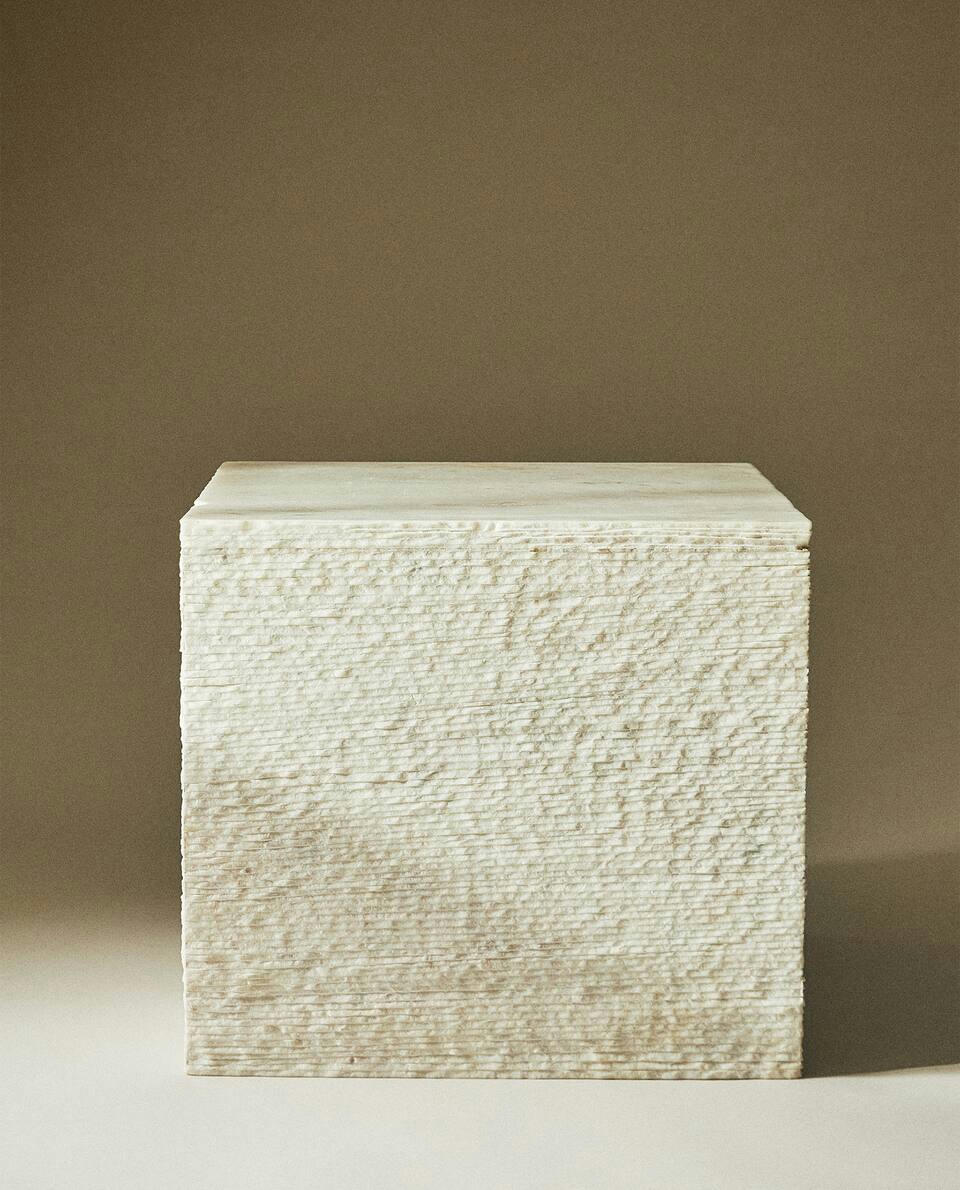 MARBLE CUBE SIDE TABLE X STUDIO NICHOLSON