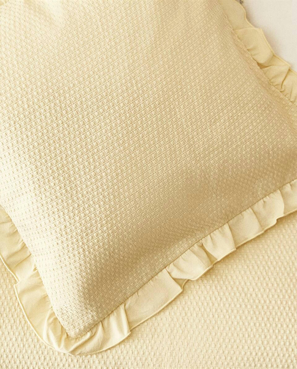 COTTON JACQUARD CUSHION